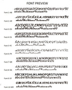 Personalized stainless steel handwritten vertical name necklace with custom letter pendant, adjustable 15.7–17.7 inches chain, gold finish shown on hand.