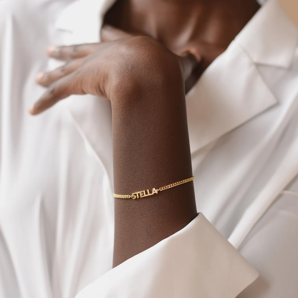 Personalized Name Bracelet – Stainless Steel