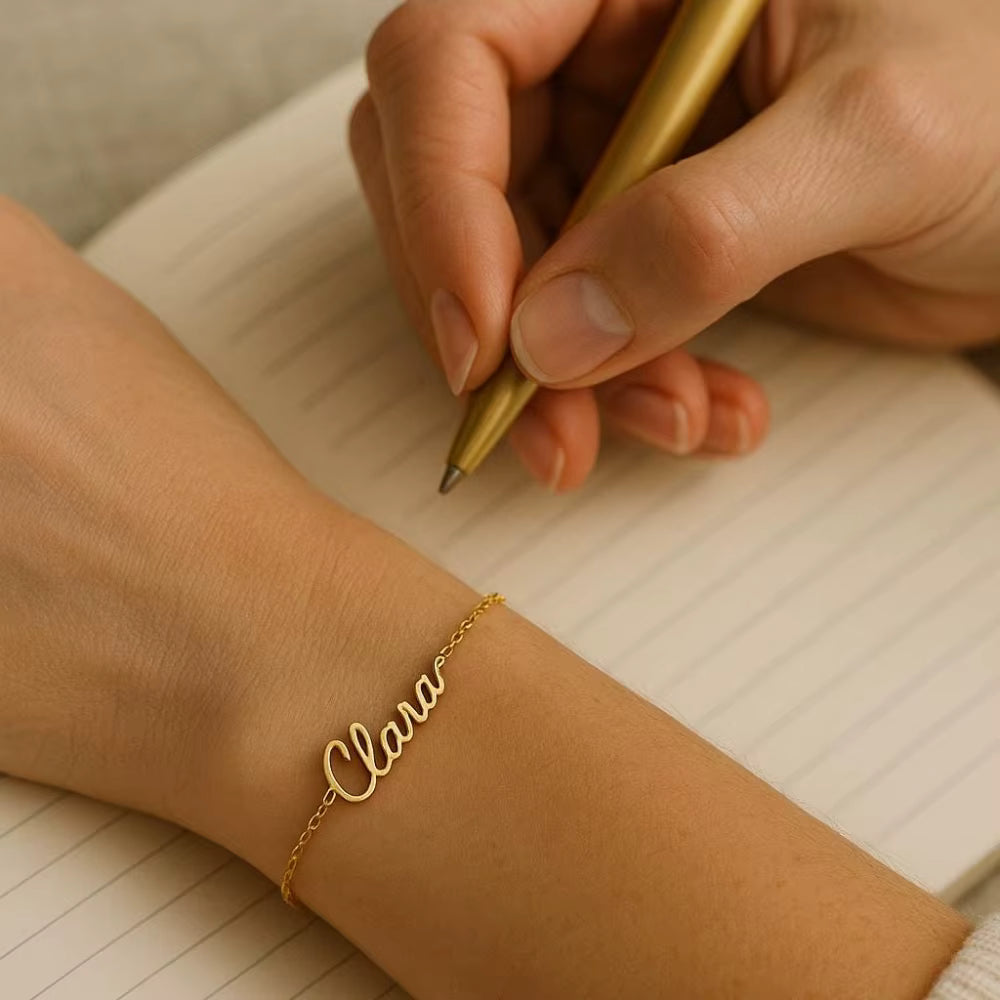Personalized Name Bracelet – Stainless Steel