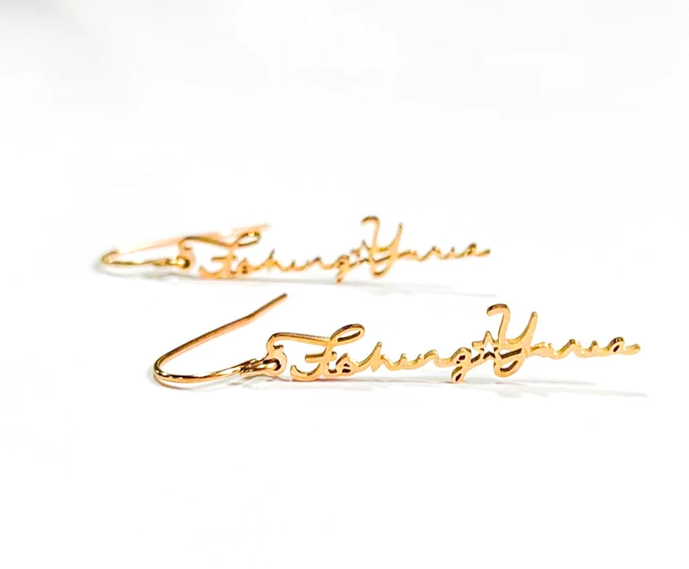personalized name earrings, gold name earrings, custom letter earrings, 316 stainless steel earrings, name pendant jewelry, women’s personalized earrings, gold color earrings, custom jewelry gift, modern letter earrings, personalized fashion earrings