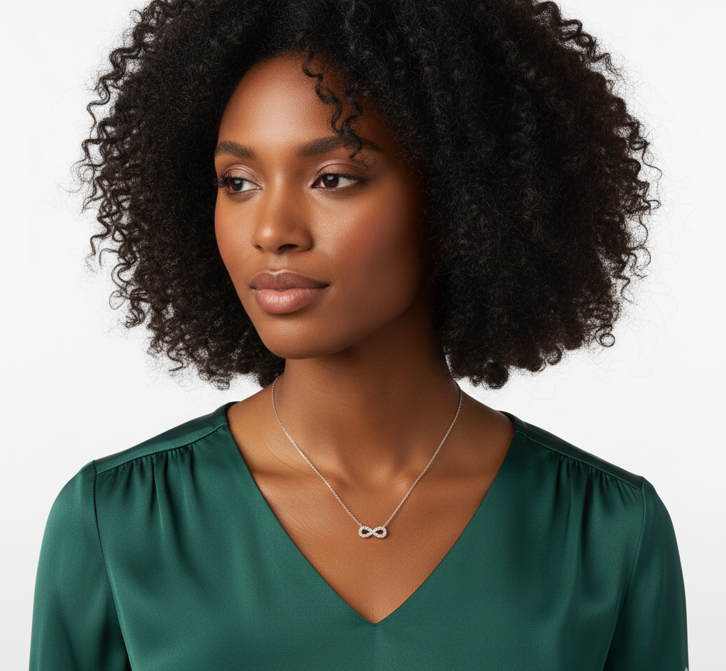 infinity necklace, 925 sterling silver necklace, zircon pendant, infinity symbol jewelry, gold plated necklace, silver necklace for women, minimalist infinity necklace, dainty zircon necklace, geometric pendant necklace, anniversary gift necklace