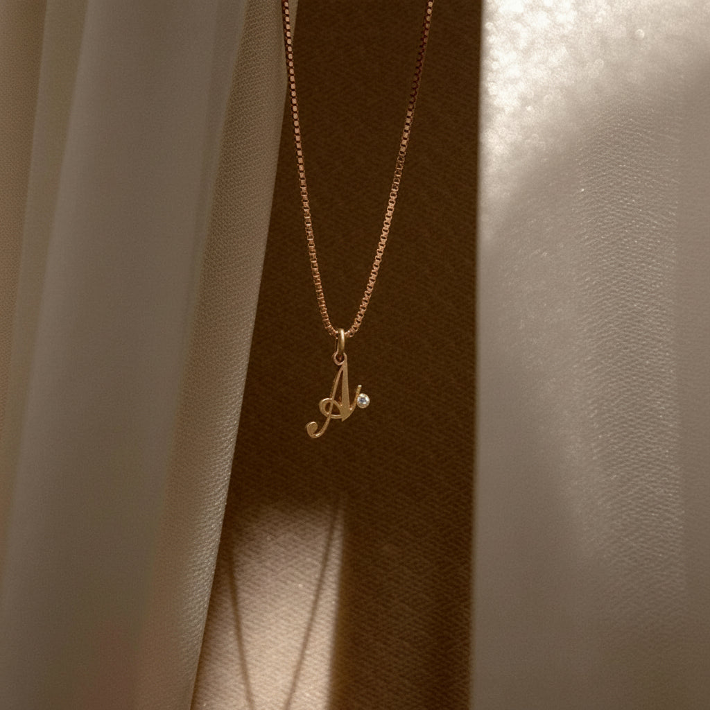 personalized letter necklace, birthstone necklace, stainless steel initial necklace, gold plated letter necklace, silver plated charm necklace, custom initial pendant, DIY letter necklace, trendy personalized jewelry, link chain necklace, custom birthstone gift