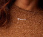 Custom Name Necklace ,Personalized Stainless Steel Letter Pendant ,Initial Name Choker with Link Chain
