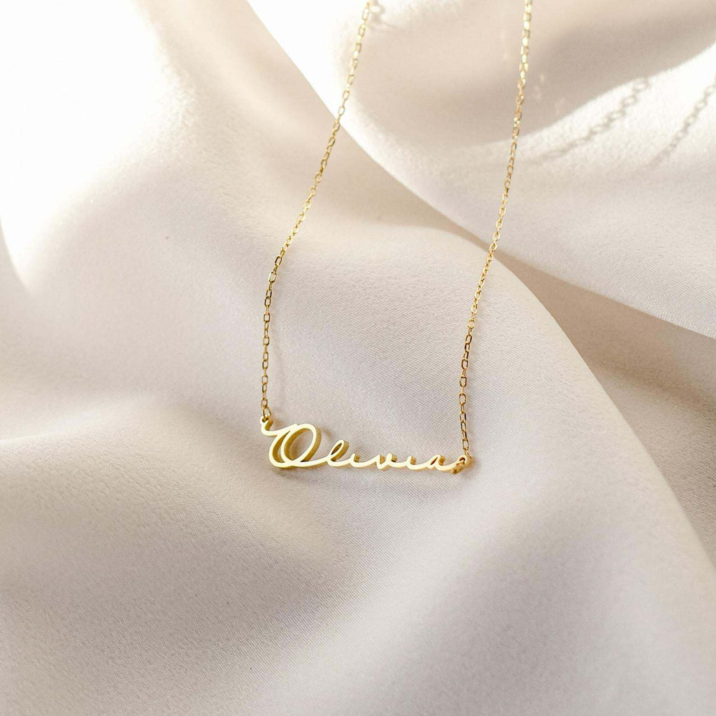 Custom Name Necklace ,Personalized Stainless Steel Letter Pendant ,Initial Name Choker with Link Chain