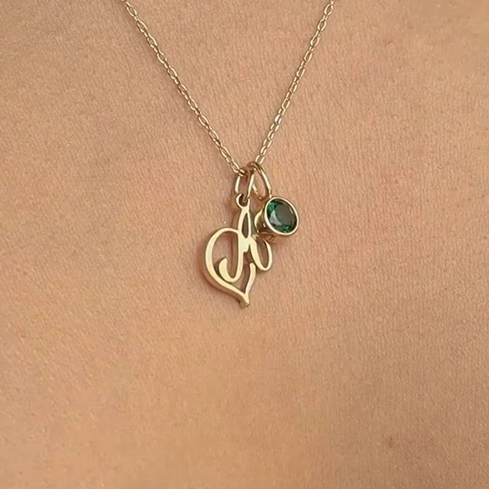 personalized birthstone necklace, art alphabet necklace, custom initial necklace, stainless steel name necklace, DIY letter necklace, fashion collar chain, personalized jewelry gift, birthstone charm necklace, custom alphabet pendant, trendy stainless steel necklace